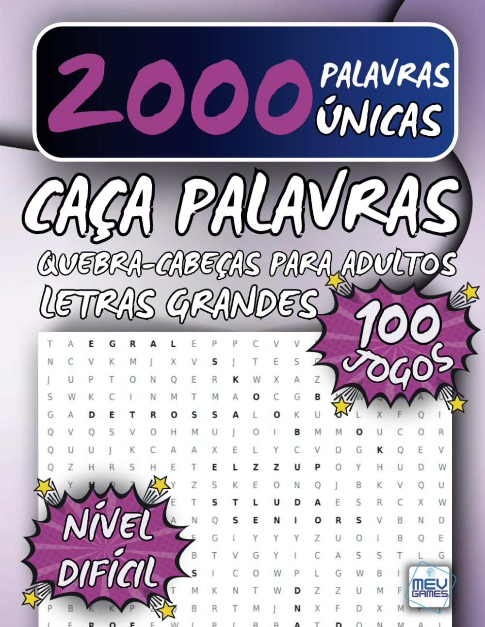 Quebra-Cabeças para adultos Caça Palavras: Portuguese Word Search For Adults Large Print – Letras Grandes | Livro em português com 100 Jogos & + de... e Viagens | MEV Games (Portuguese Edition) baixar livro de graça