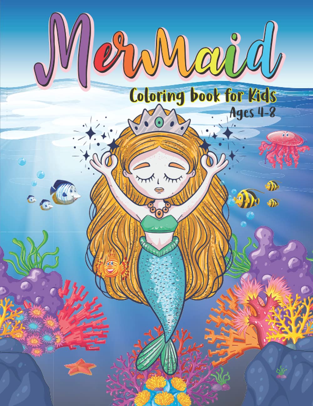 capítulo por capítulo baixar Mermaid Coloring Book for Kids Ages 4-8: Delightful Unique Drawings To Color For All Mermaid Lovers