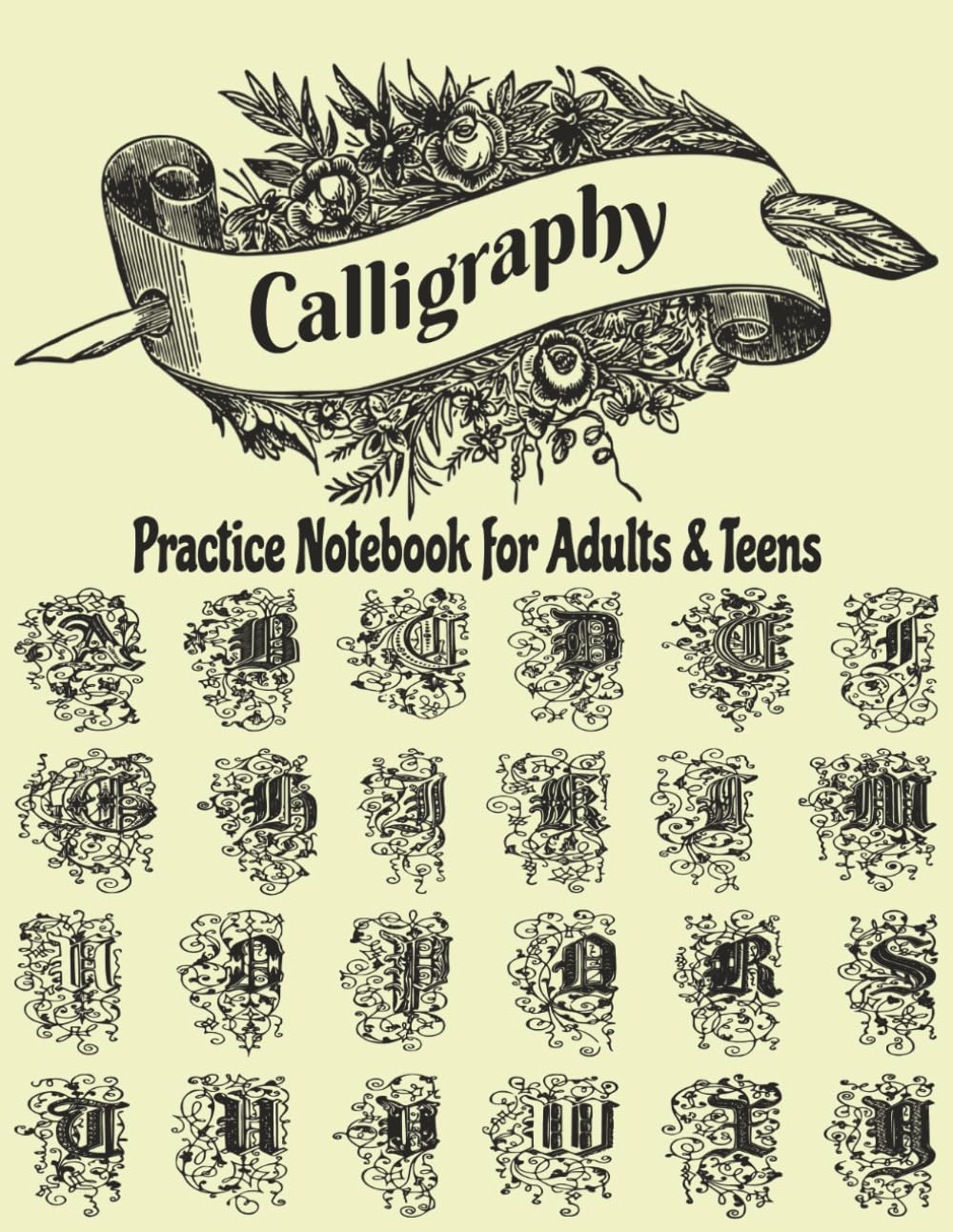 capítulo por capítulo baixar Calligraphy Practice Notebook: Calligraphy Workbook with Slanted Guidelines | 100 Practice Sheets for Hand Lettering | 8.5x11 Large Format | Beginner-Friendly Gift for Artists, Hobbyists & Creatives