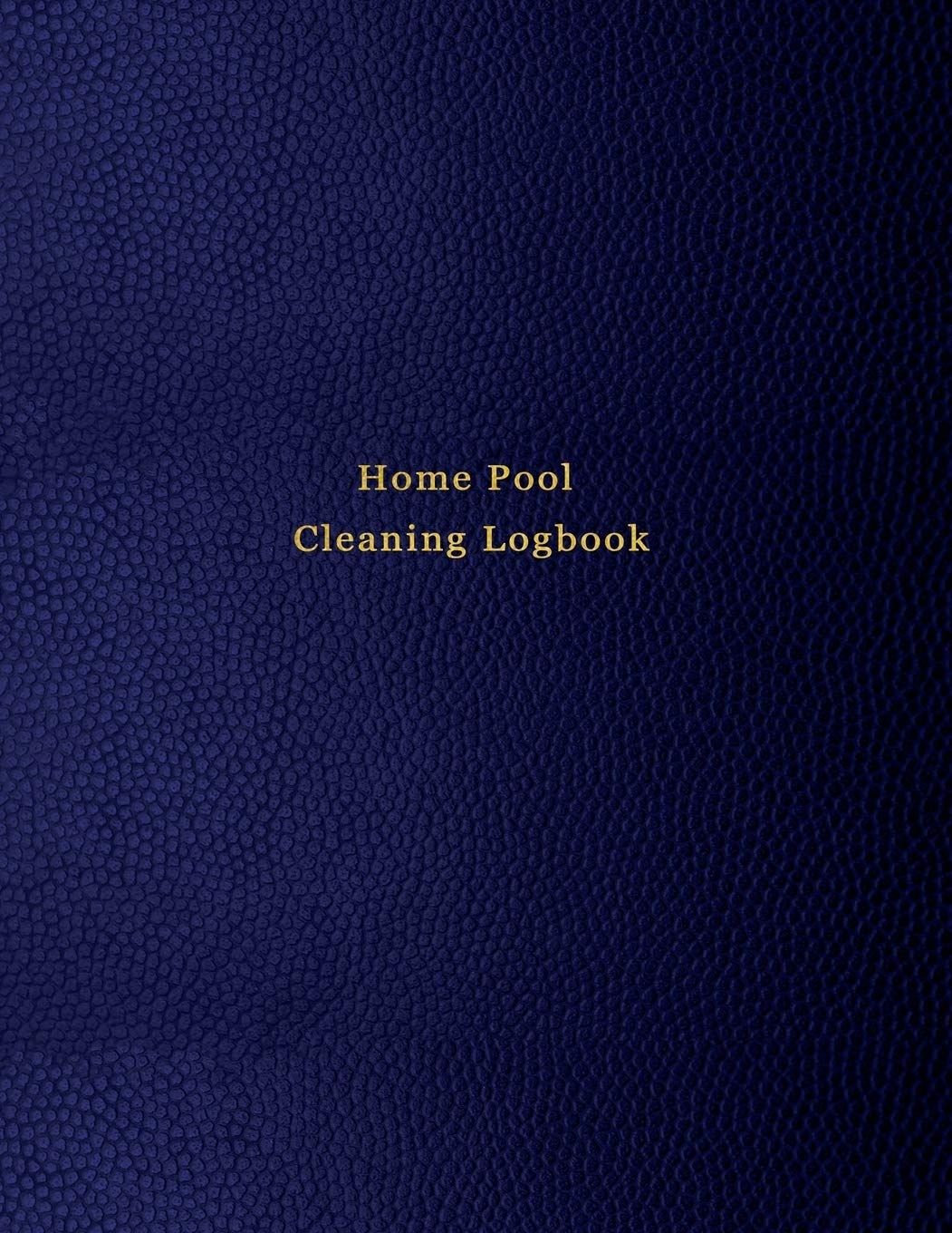 Home Pool Cleaning Logbook: Swimming pool care and maintenance logbook journal for personal home pool owners - Blue leather print desgin baixar livro de graça
