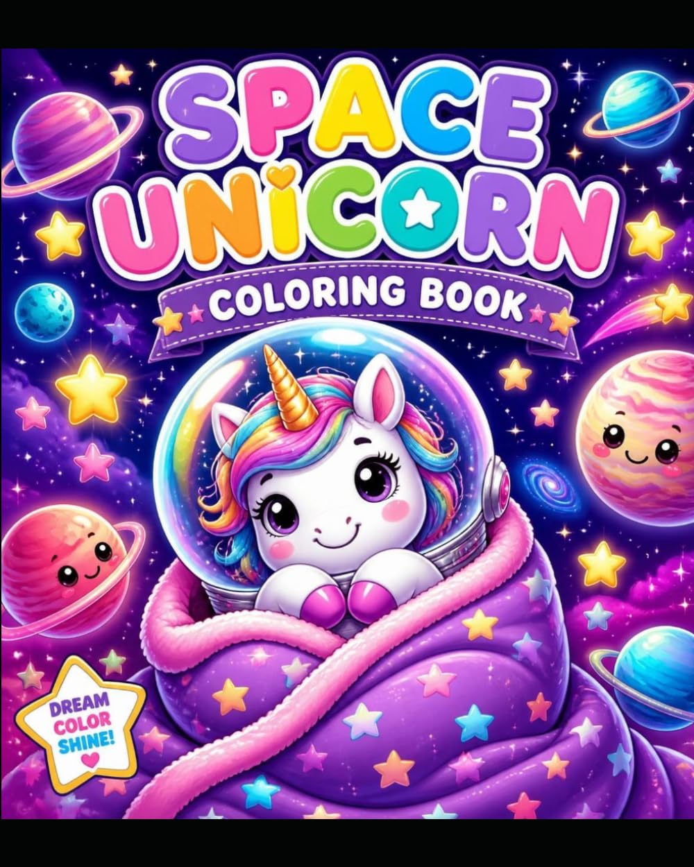 The Cosmic Unicorn's Space Adventure Coloring Book baixar o livro de graça