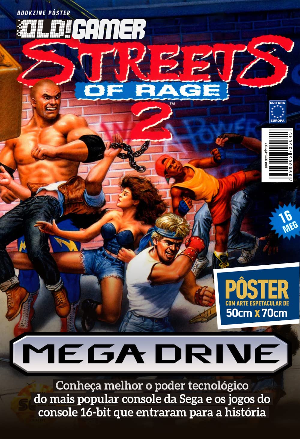 ler totalmente Mega Drive - Arte C - Streets of Rage 2 - Superpôster OLD!Gamer