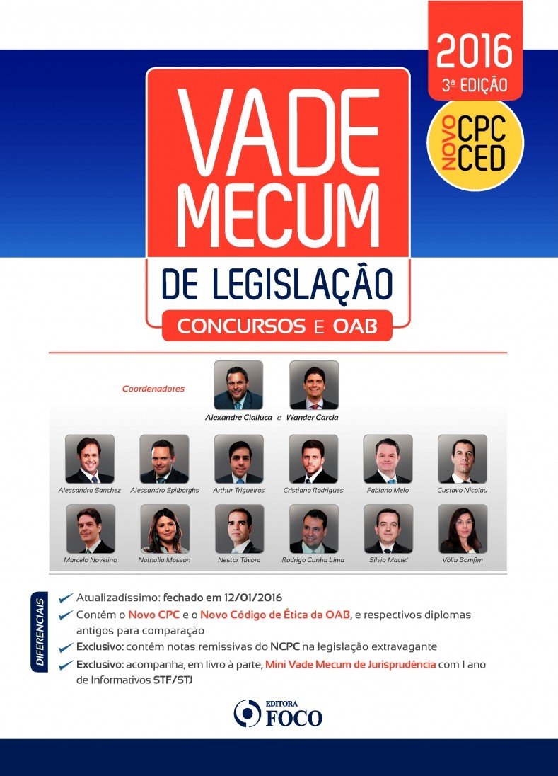 Vade Mecum de Legislação: Concursos e OAB baixar o livro de graça