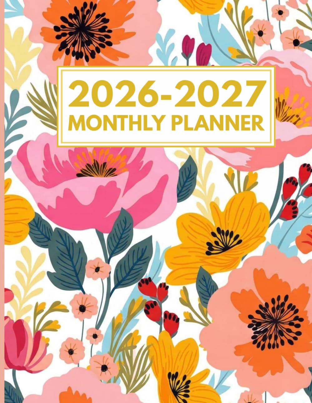 2026-2027 Monthly Planner: Large Two Year (From January to December) with Holidays and Notes baixar livro de graça