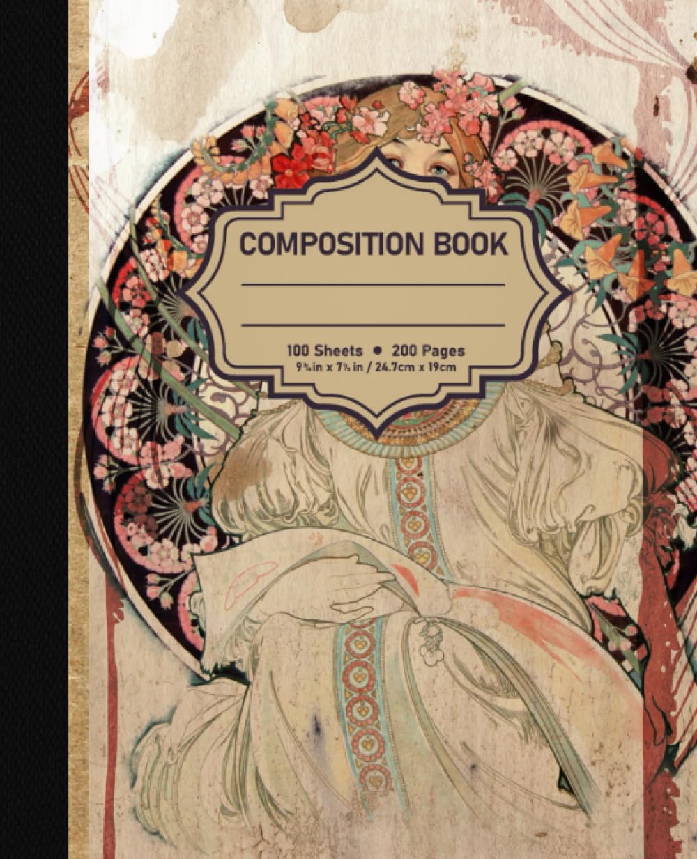 Composition Notebook College Ruled: Vintage Junk Journal Illustration |Vintage Ephemera Old Paper Aesthetic Journal For School, College, Office, Work baixar o livro de graça