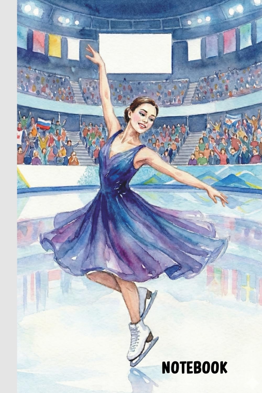 Ice Skating Notebook: Journal & Composition Book – Funny Ice Skating Gifts for Girls | Gag Gift for Ice Skating Lovers, Coaches & Friends baixar o livro de graça