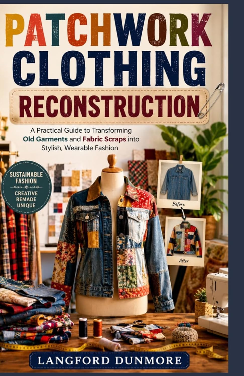 PATCHWORK CLOTHING RECONSTRUCTION: A Practical Guide to Transforming Old Garments and Fabric Scraps into Stylish, Wearable Fashion baixar o livro de graça
