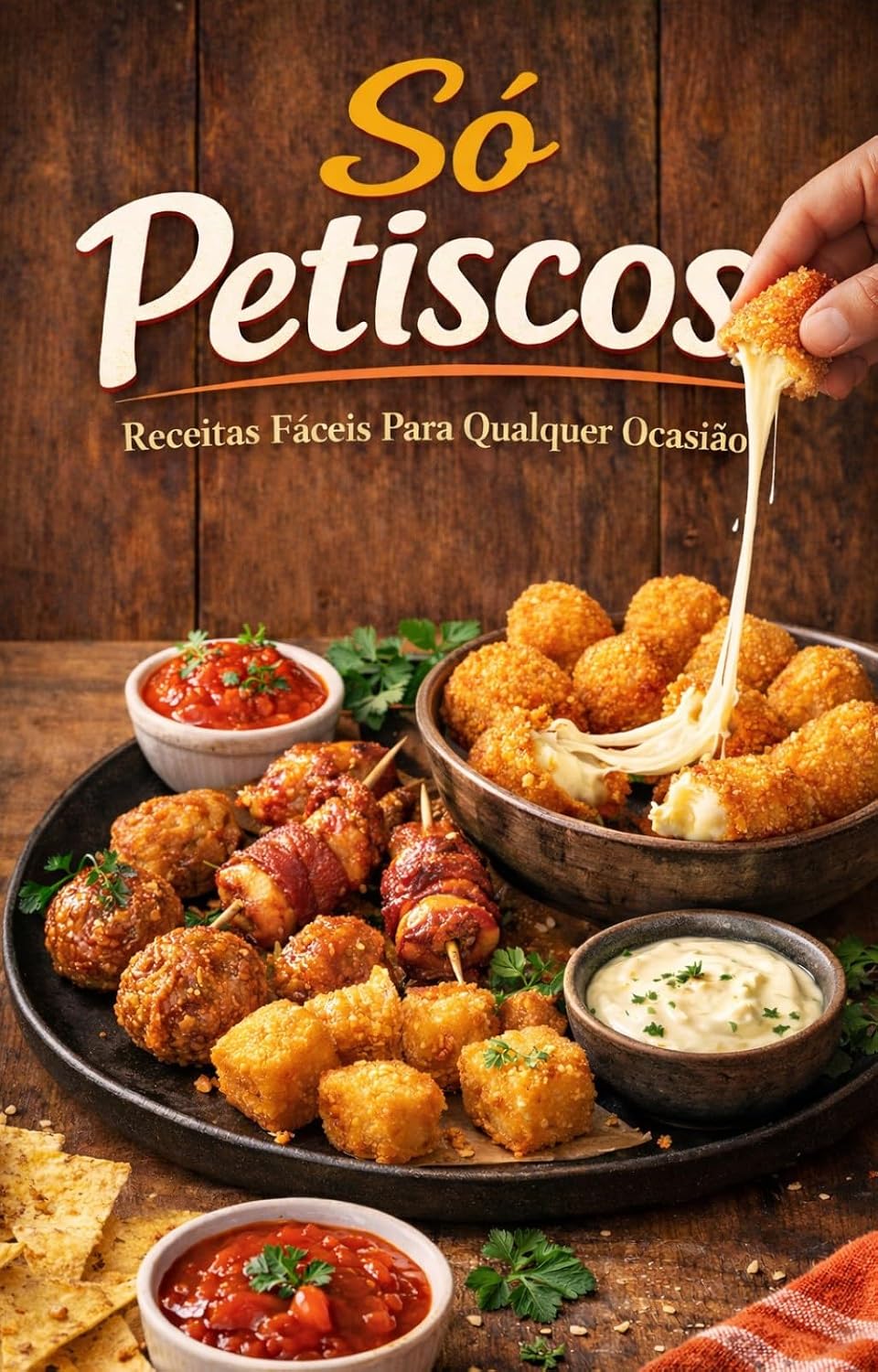 Só Petiscos: Receitas Fáceis Para Qualquer Ocasião - 50 Receitas baixar livro de graça