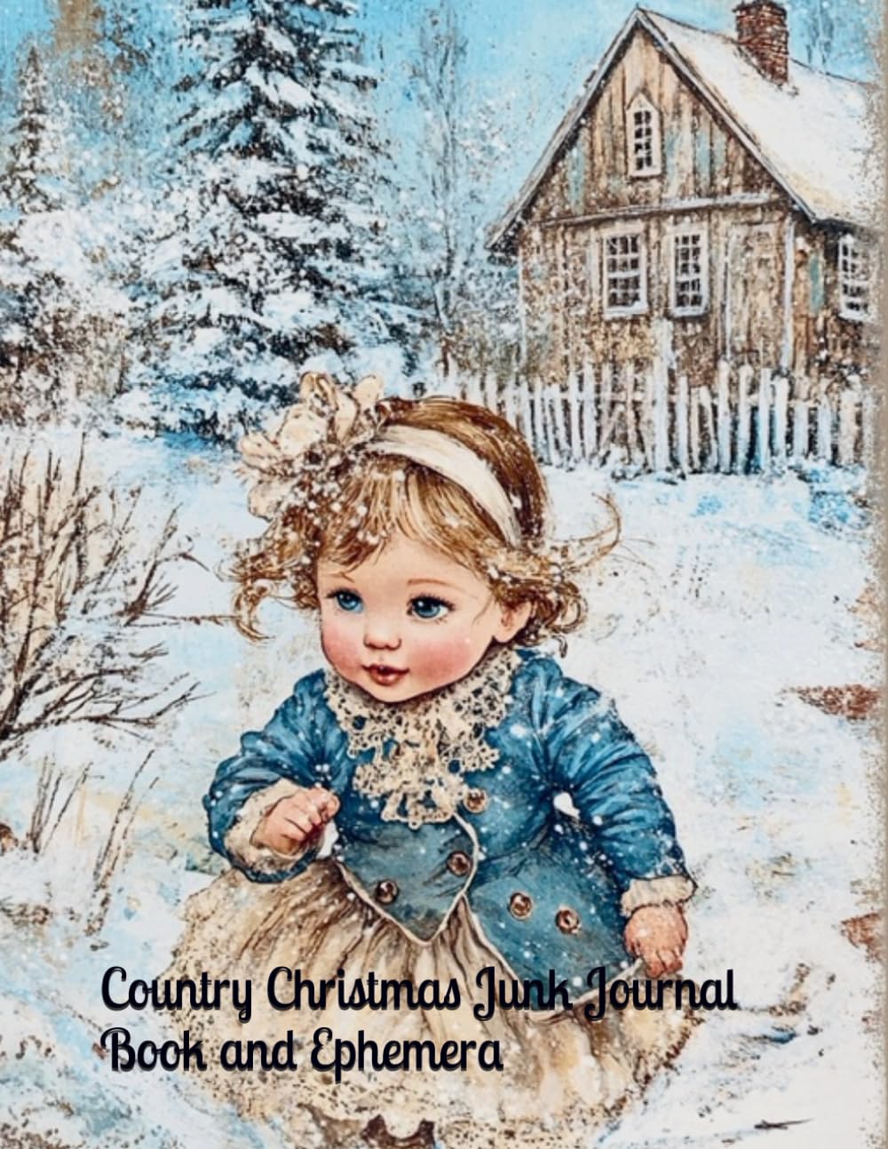 ler totalmente Country Christmas Junk Journal Book and Ephemera