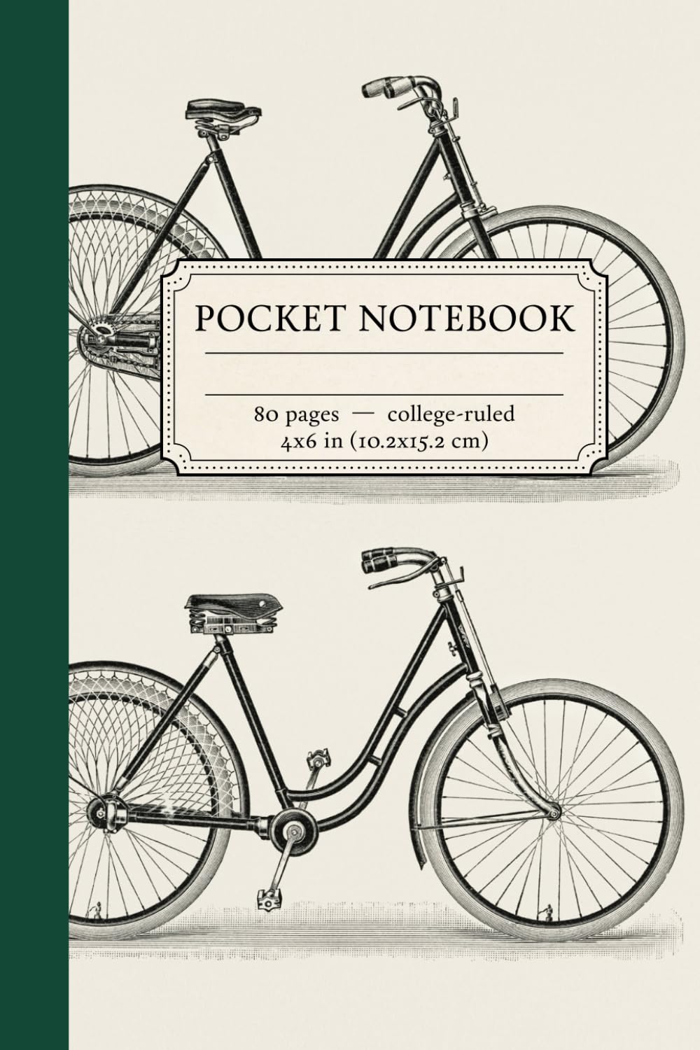 ler totalmente Pocket Notebook College Ruled "Bicycle Race": Vintage Science Notebook | Women's and Men's Retro Bike and Cycling Lithograph Illustration | Small... On The Go | 80 Pages, 4x6 in (10.2x15.2 cm)