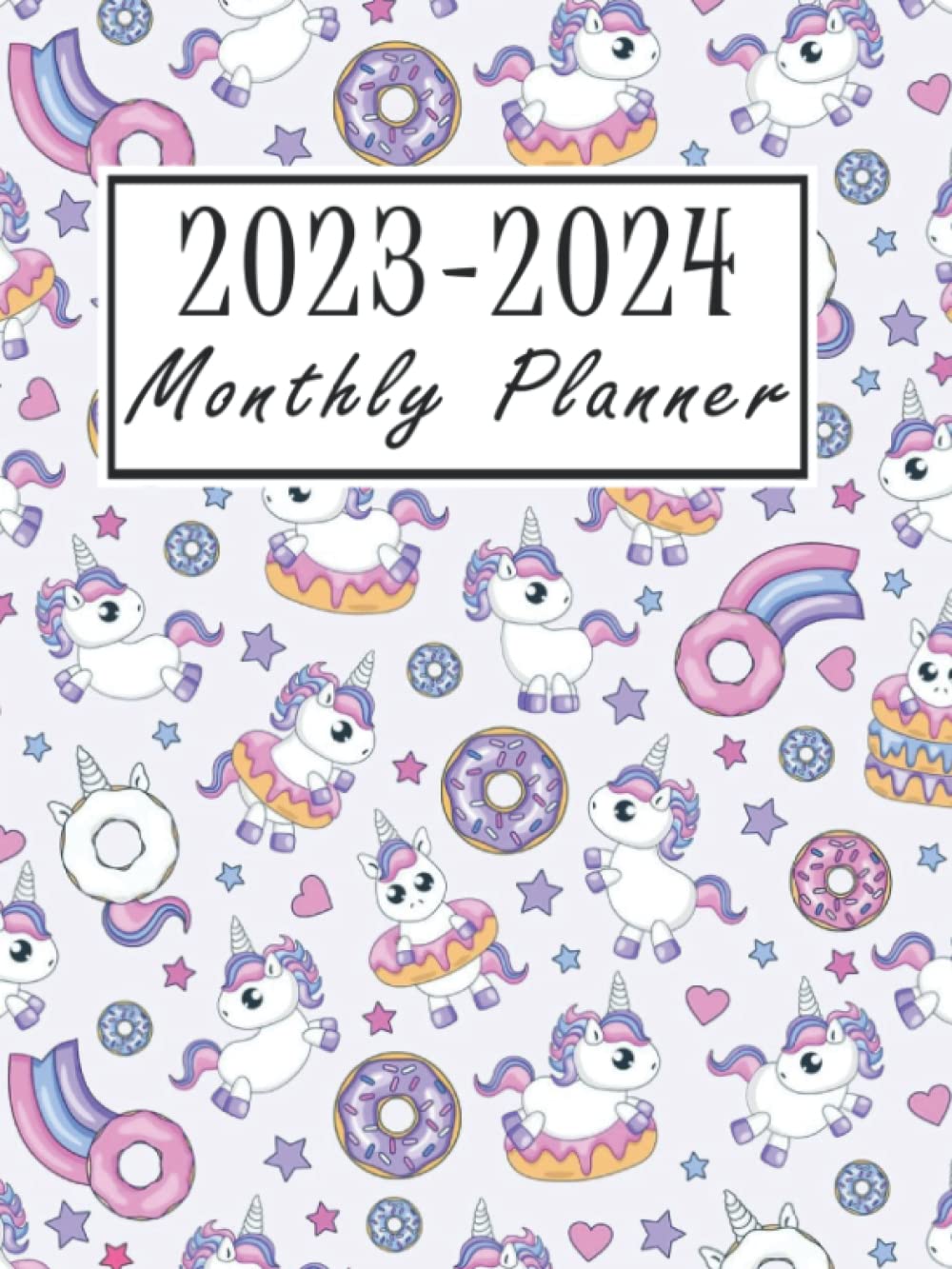 Planner 2023-2024: Donuts Weekly Two Year Planner - Pretty Design 24 Months at a Glance Simple Schedule Organizer & Agenda |... & Contacts Log (Academic Planner) baixar livro de graça