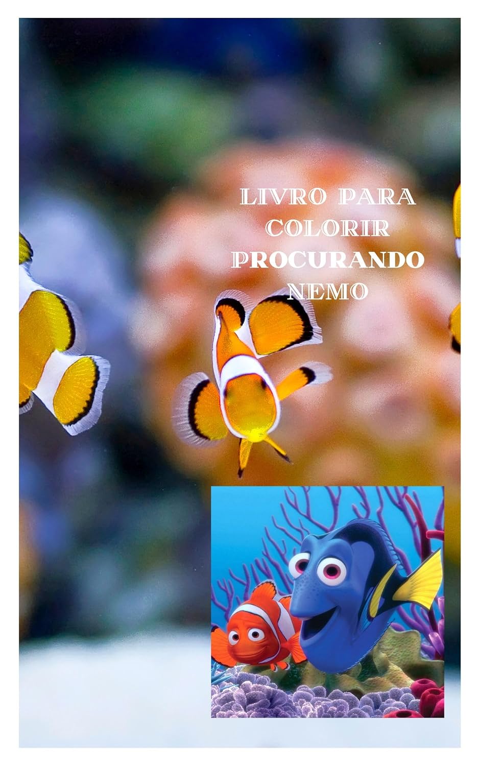 LIVRO PARA COLORIR- NEMO E DORY baixar o livro de graça