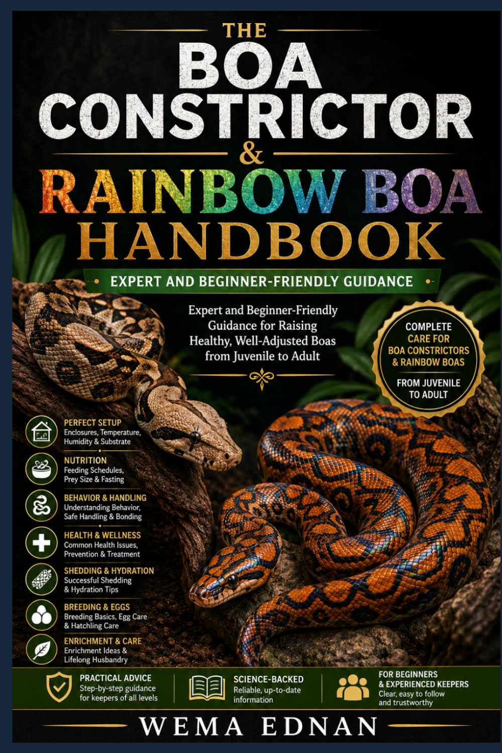 capítulo por capítulo baixar The Boa Constrictor & Rainbow Boa Handbook Expert and Beginner-Friendly Guida: Expert and Beginner-Friendly Guidance for Raising Healthy, Well-Adjusted Boas from Juvenile to Adult
