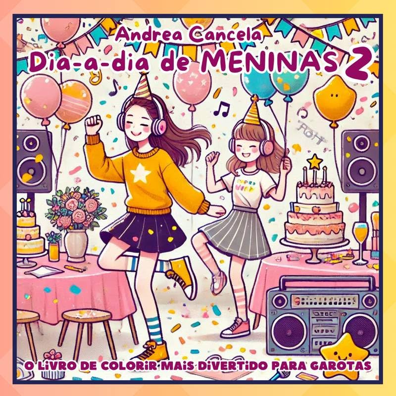 Livro de Colorir Dia-a-dia de MENINAS 2 baixar livro de graça