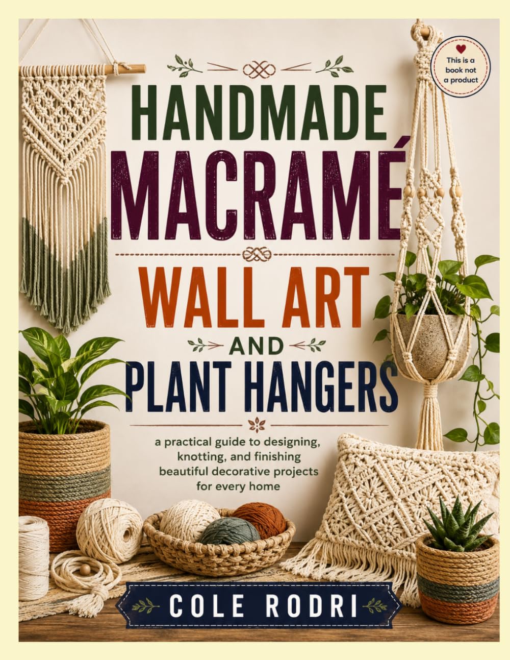 capítulo por capítulo baixar HANDMADE MACRAMÉ WALL ART AND PLANT HANGERS: a practical guide to designing, knotting, and finishing beautiful decorative projects for every home