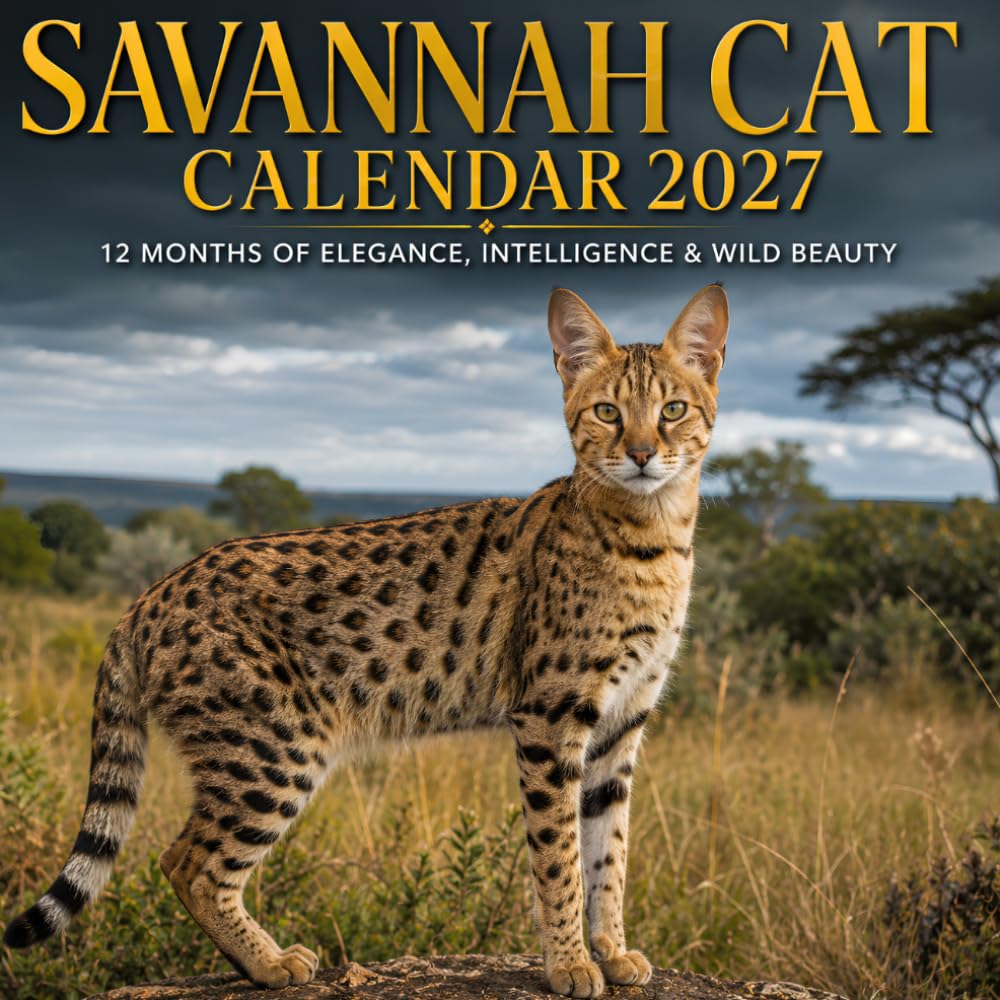 Savannah Cat Calendar 2027: 12 Months of Elegance, Intelligence & Wild Beauty baixar o livro de graça