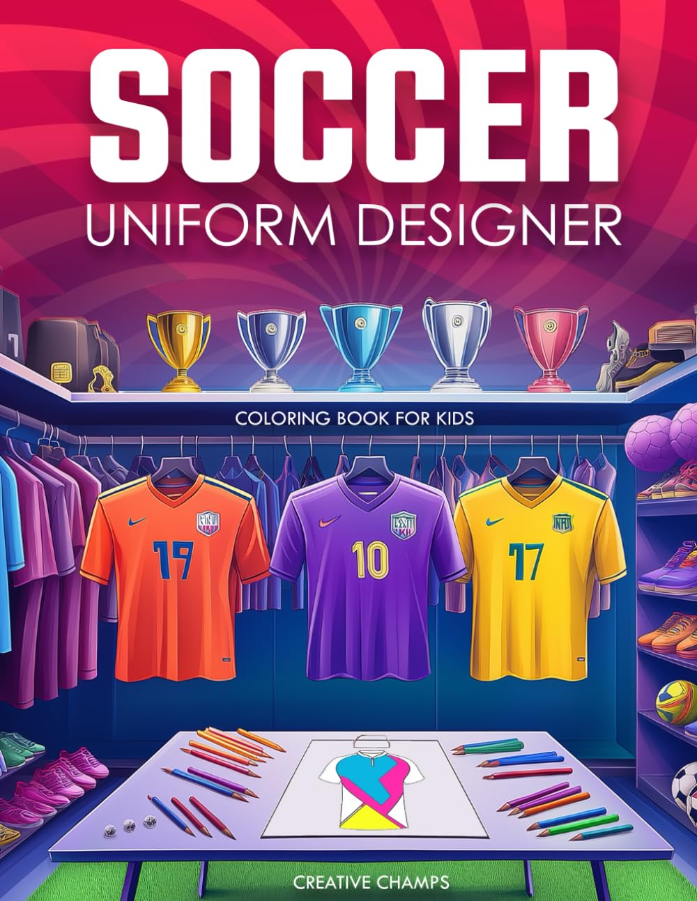 ler totalmente Soccer Uniform Designer Colouring Book For Kids: Design and Color Your Own Kit, Jersey, Boots, Logos and Much More! | Perfect Football Gift For boys Age 6-12