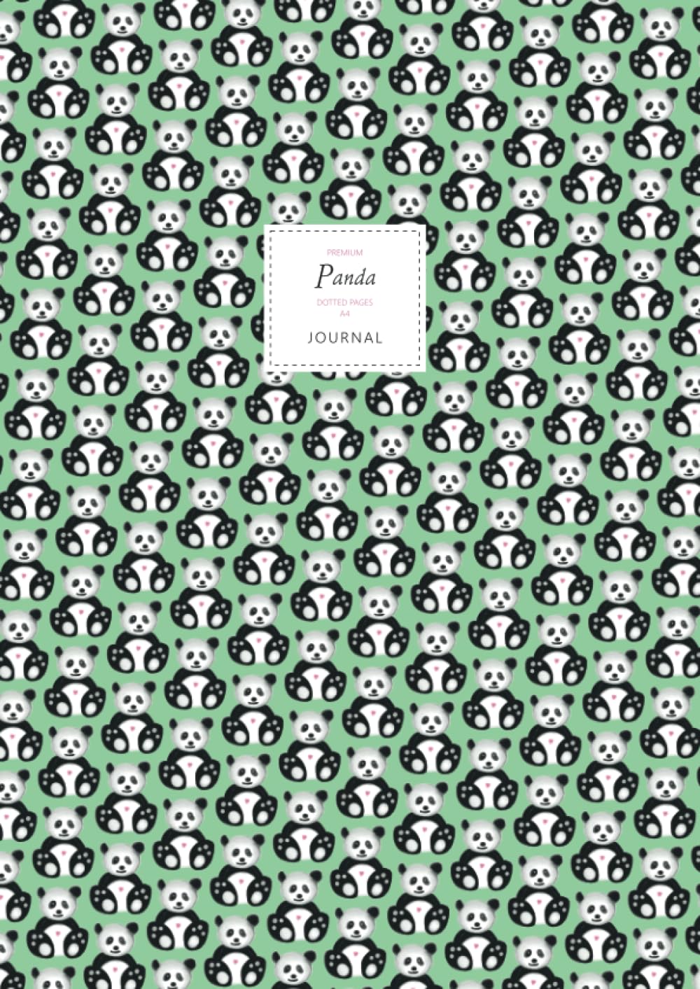 Panda Journal - Dotted Pages - A4 - Premium: (Green Edition) Journal 192 dot grid page (A4 / 8.27x11.69 inches / 21x29.7cm / Large) baixar livro de graça