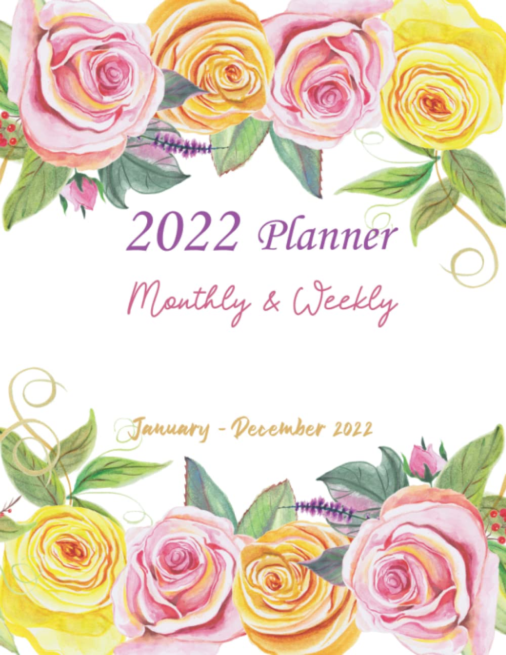 ler totalmente 2022 Planner Monthly & Weekly: 12 Months Calendar from January to December 2022. Weekly and Monthly Organizer Logbook Planner. Notebook with Federal Holidays