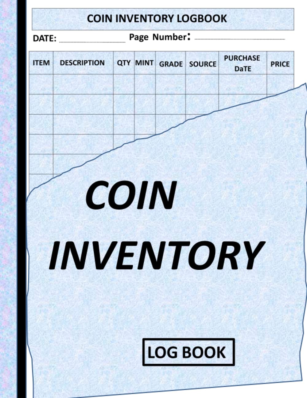 capítulo por capítulo baixar Coin Inventory logbook: Collectors Coin Logbook to Record and keep Track of your Coin Collection - 100 Pages(8.5" x 11" Inches)
