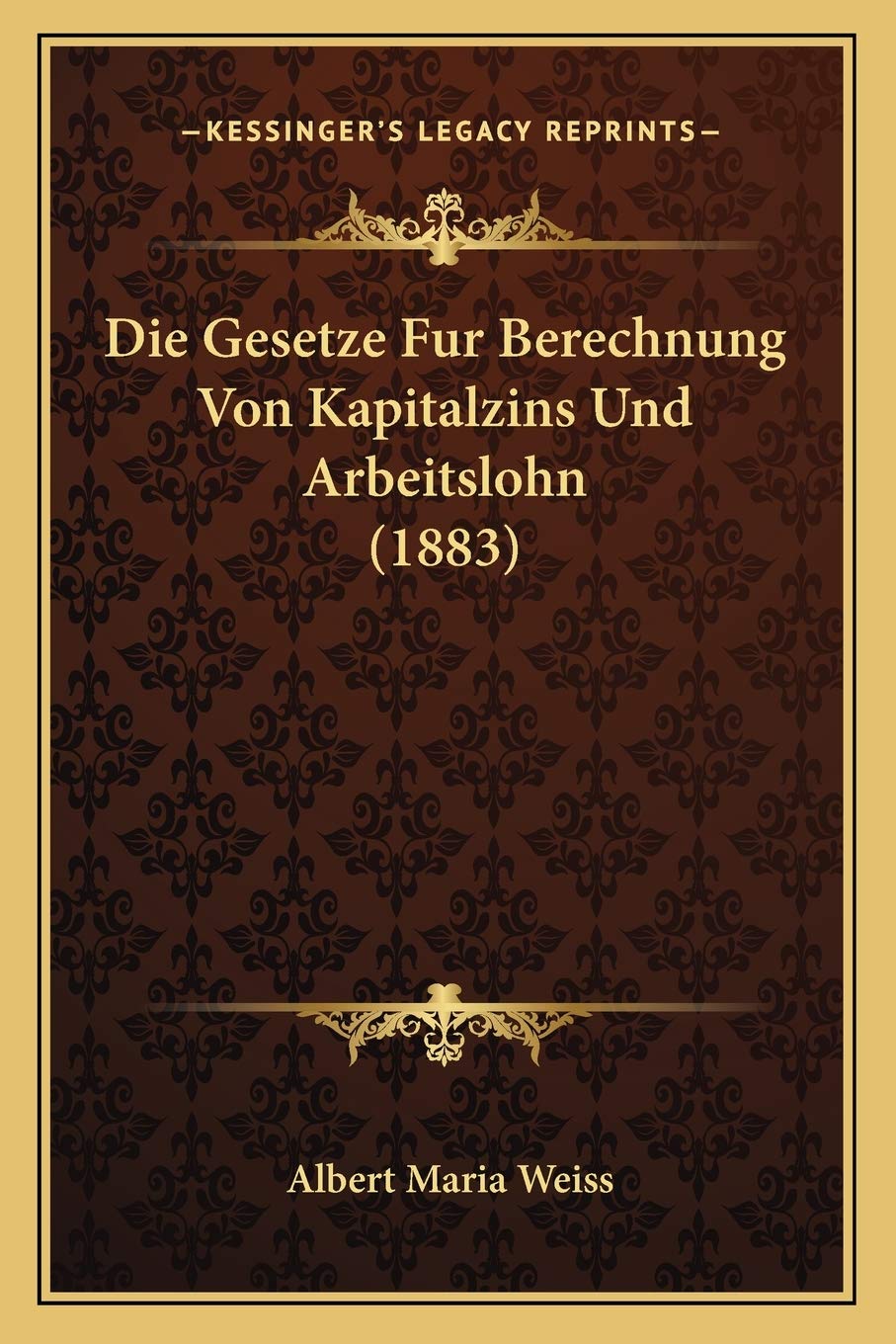 capítulo por capítulo baixar Die Gesetze Fur Berechnung Von Kapitalzins Und Arbeitslohn (1883)