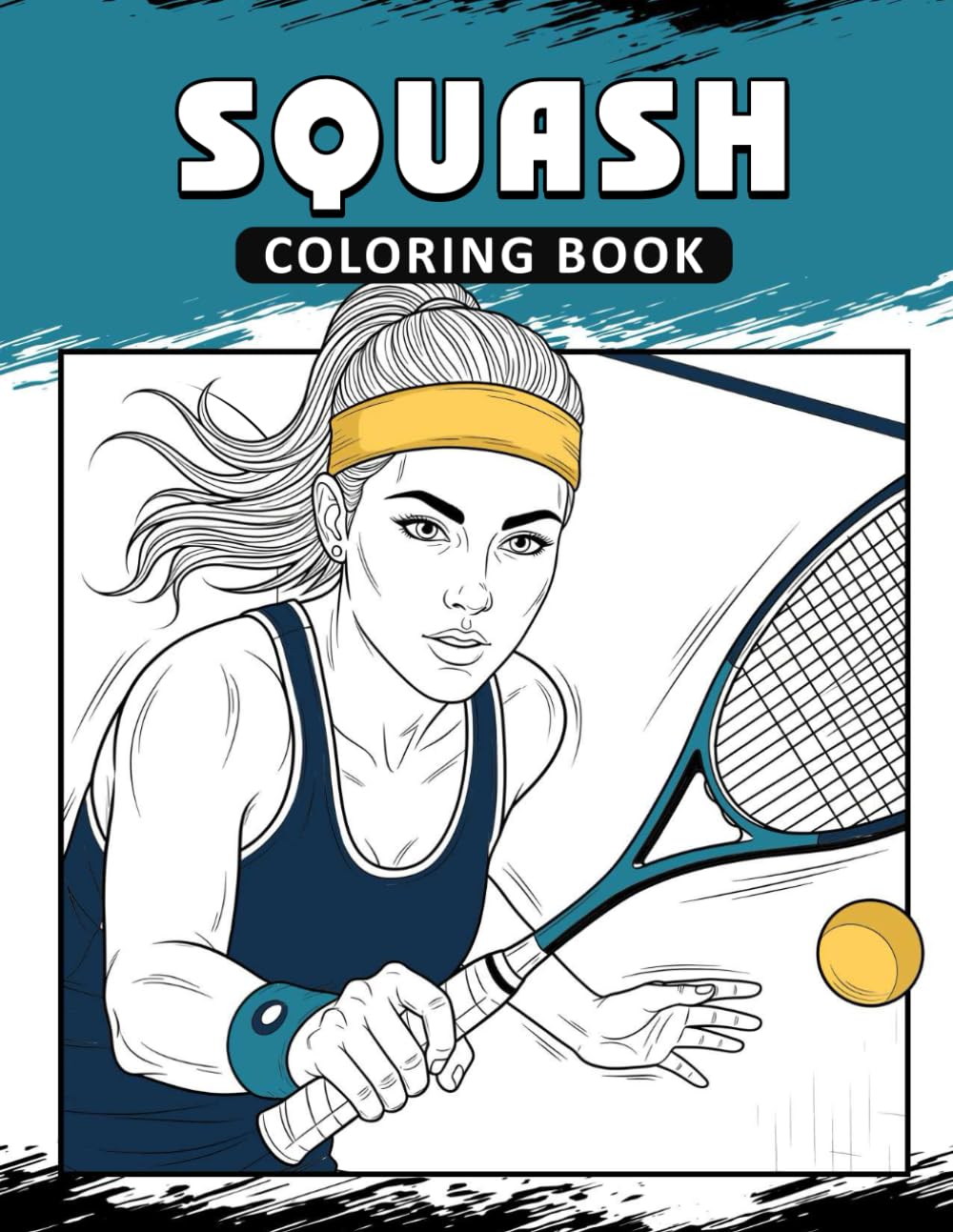 ler totalmente Squash Coloring Book: The Activity Book for Squash Lovers