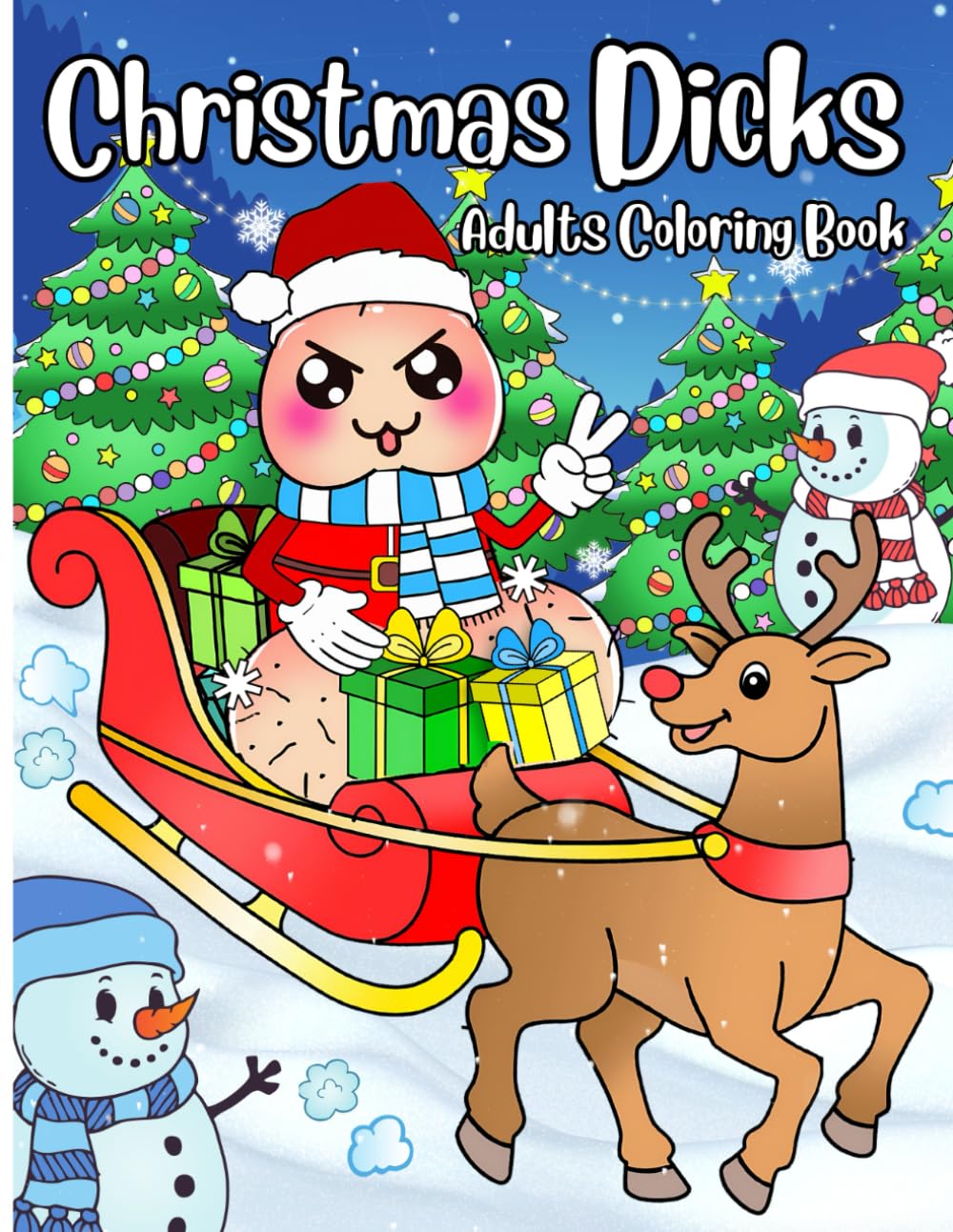 ler totalmente Christmas Dick Adult Coloring Book: Funny Gag Gift For Grow-up, Women, Men.