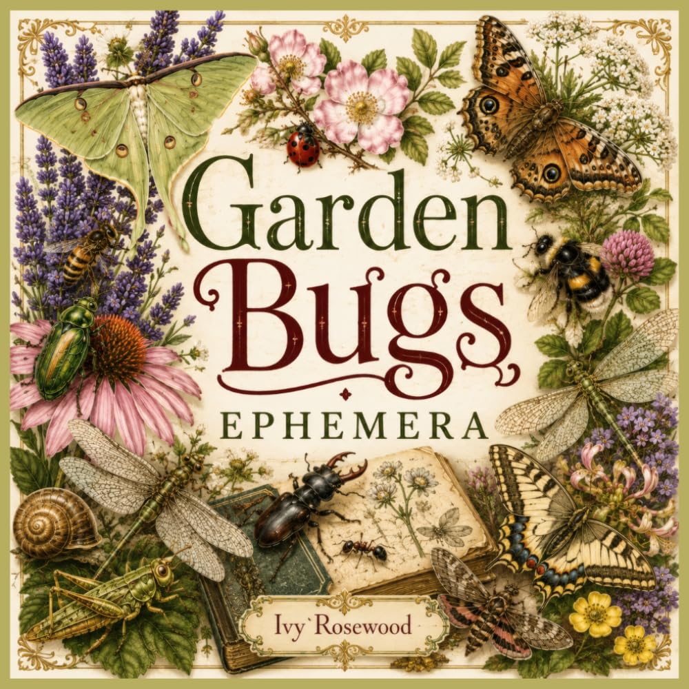 Garden Bugs Ephemera: 240+ Garden Bug Ephemera Images for Junk Journals, Scrapbooking, Card Making, Paper Crafts & Creative Projects baixar livro de graça
