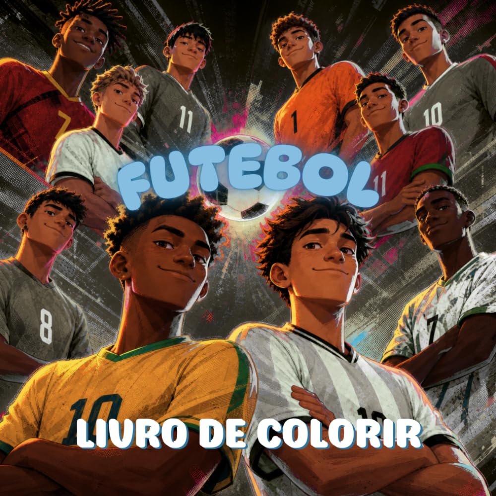 capítulo por capítulo baixar Futebol: Um livro de colorir épico para adolescentes e adultos, repleto de momentos dinâmicos de partidas, ambiente de estádio, festejos de golos e paixão pelo futebol. (Portuguese Edition)