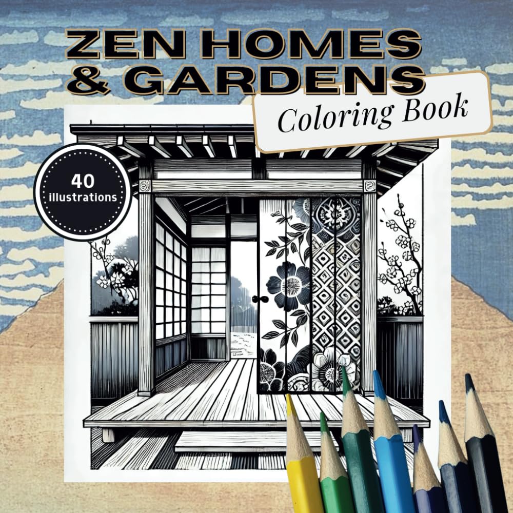 Zen Homes and Gardens Coloring Book: Featuring beautifully designed interiors and stunning architectural exteriors ideal for all skill levels (Creative Interiors & Exteriors Coloring Series) baixar o livro de graça