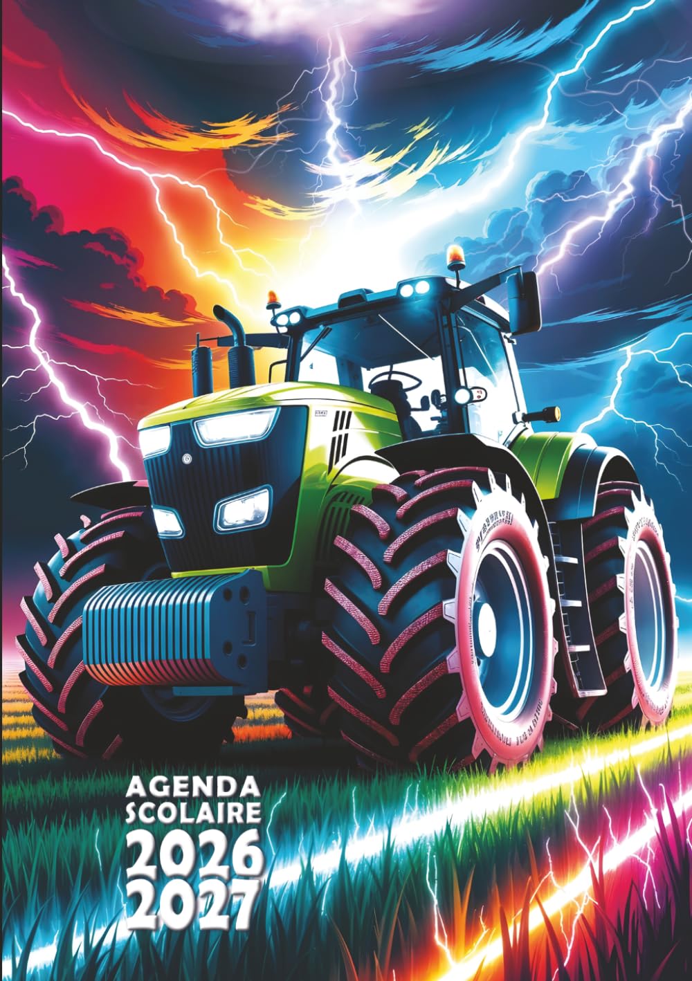 ler totalmente Agenda scolaire 2026 2027: Tracteurs et agriculture - Une page par jour en petit format 12x17 cm pour les élèves de CM1, CM2, collège et lycée (French Edition)
