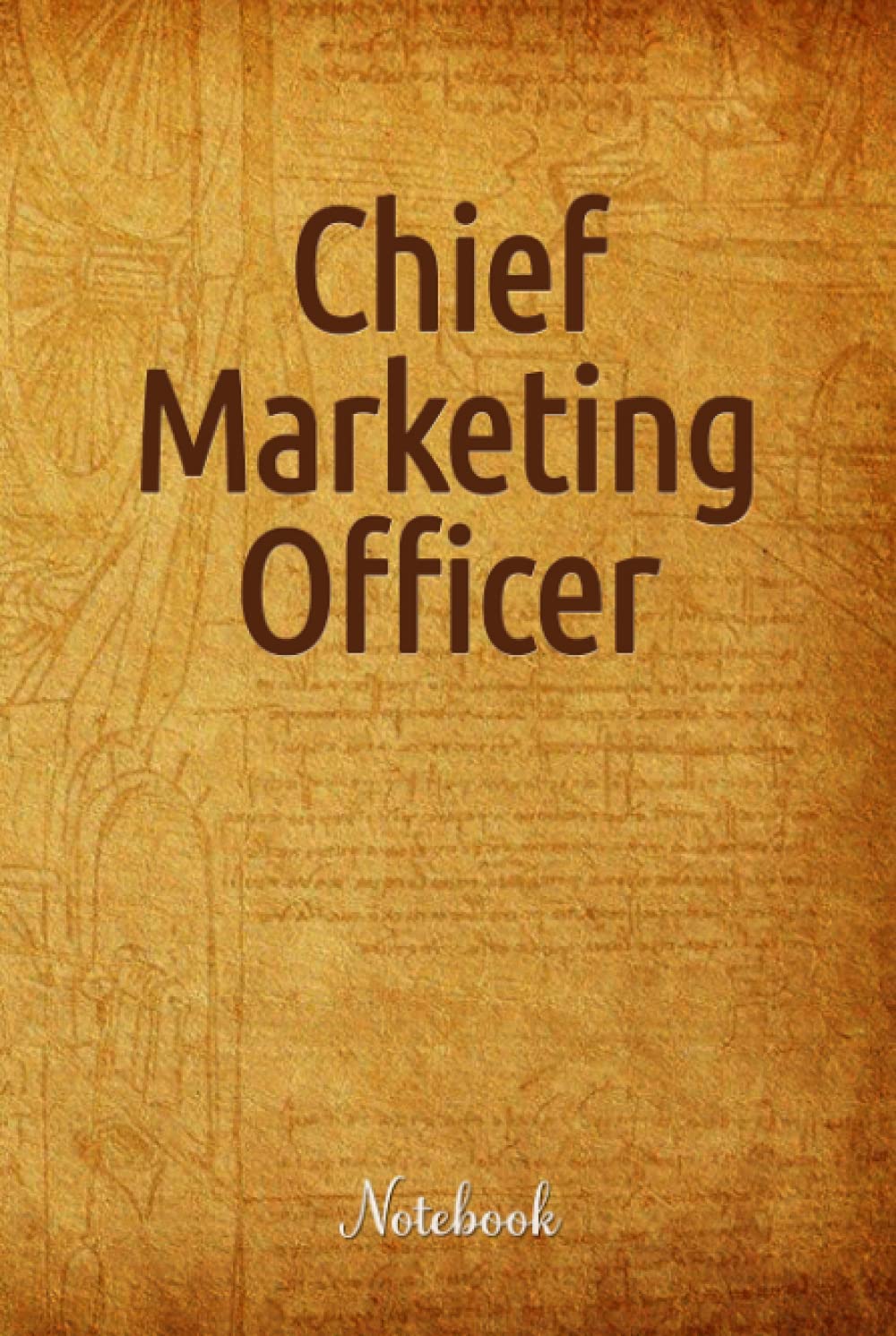 ler totalmente Chief Marketing Officer: Classy Hardcover Notebook, Blank Lined Composition Writing Journal, Vintage Style Cover Design, 6x9 Ruled Notebook to Write Memories, Letters, Notes (For Men, Women)