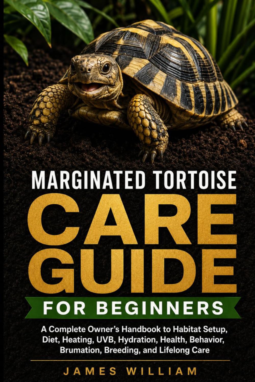 capítulo por capítulo baixar Marginated Tortoise Care Guide for Beginners: A Complete Owner's Handbook to Habitat Setup, Diet, Heating, UVB, Hydration, Health, Behavior, Brumation, Breeding, and Lifelong Care