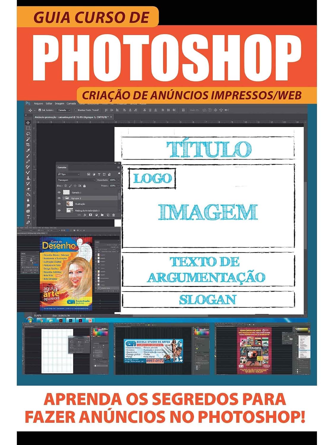 Guia Curso de Photoshop Ed 03 Criação de Anúncios impressos / Web baixar livro de graça