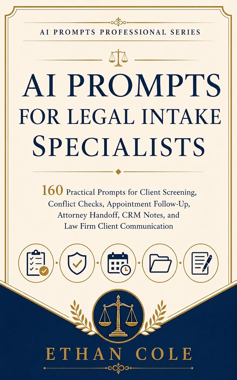AI Prompts for Legal Intake Specialists: 160 Practical Prompts for Client Screening, Conflict Checks, Appointment Follow-Up, Attorney Handoff, CRM Notes,... Professional Series) (English Edition) baixar livro de graça