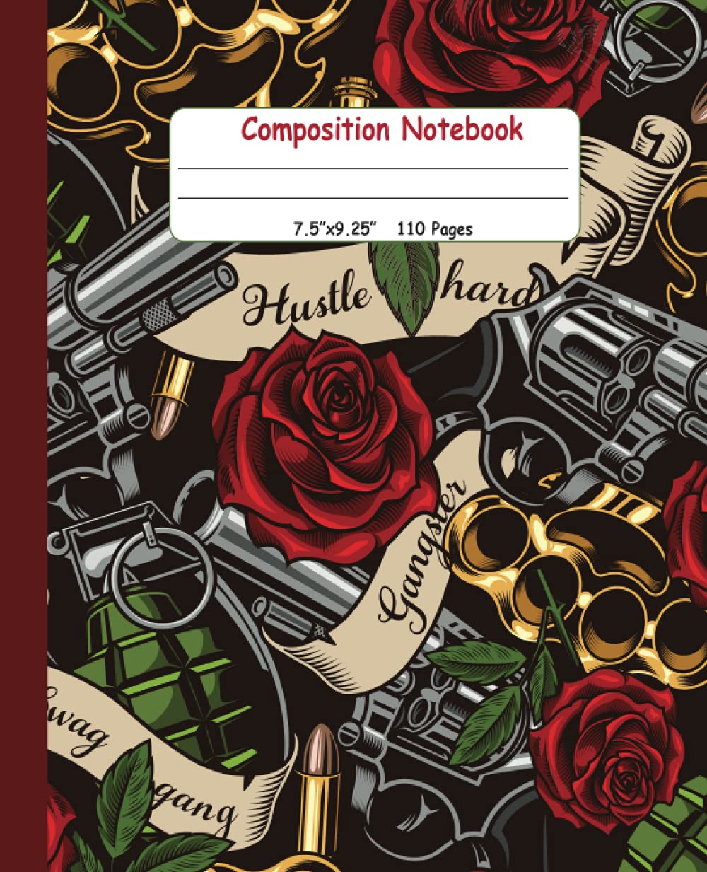 Composition Notebook For shotgun games lovers: Gun Cover Design, Wide Ruled, 7,5"x9,25", 110 Pages, For Boys teens, and adults (Composition Notebooks) baixar o livro de graça