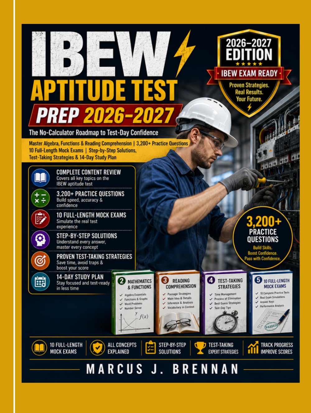 capítulo por capítulo baixar IBEW Aptitude Test Prep 2026–2027: The No-Calculator Roadmap to Test-Day Success | Master Algebra, Functions & Reading Comprehension | 3,200+ Practice Questions | 10 Mock Exams | 14-Day Study Plan