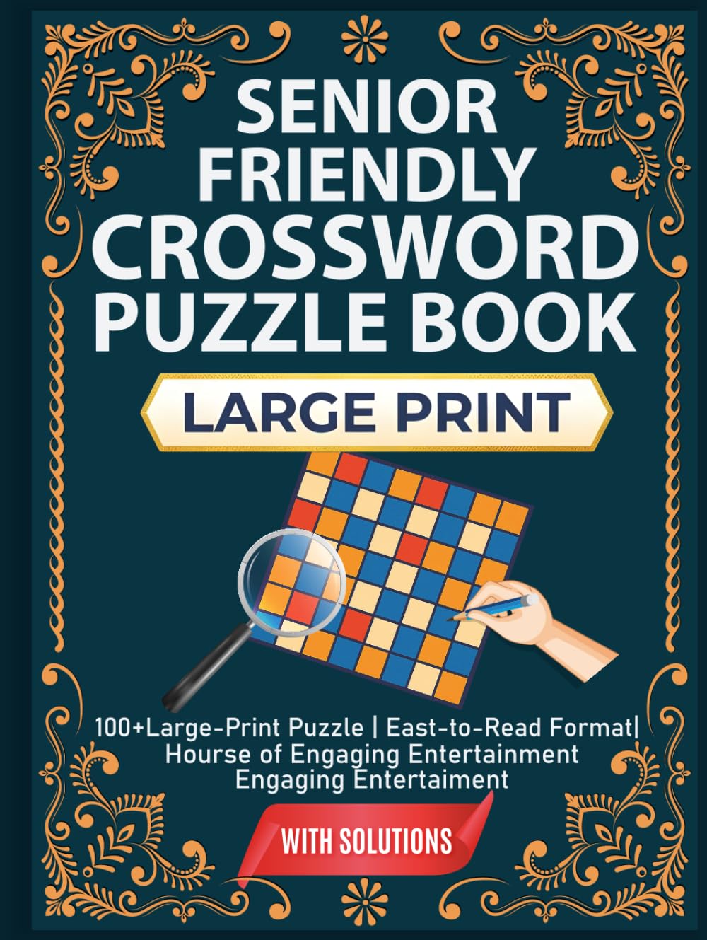 capítulo por capítulo baixar Senior Friendly Crossword Puzzle Book: 100+ Large Print Puzzles for Adults, Seniors and Older Adults.