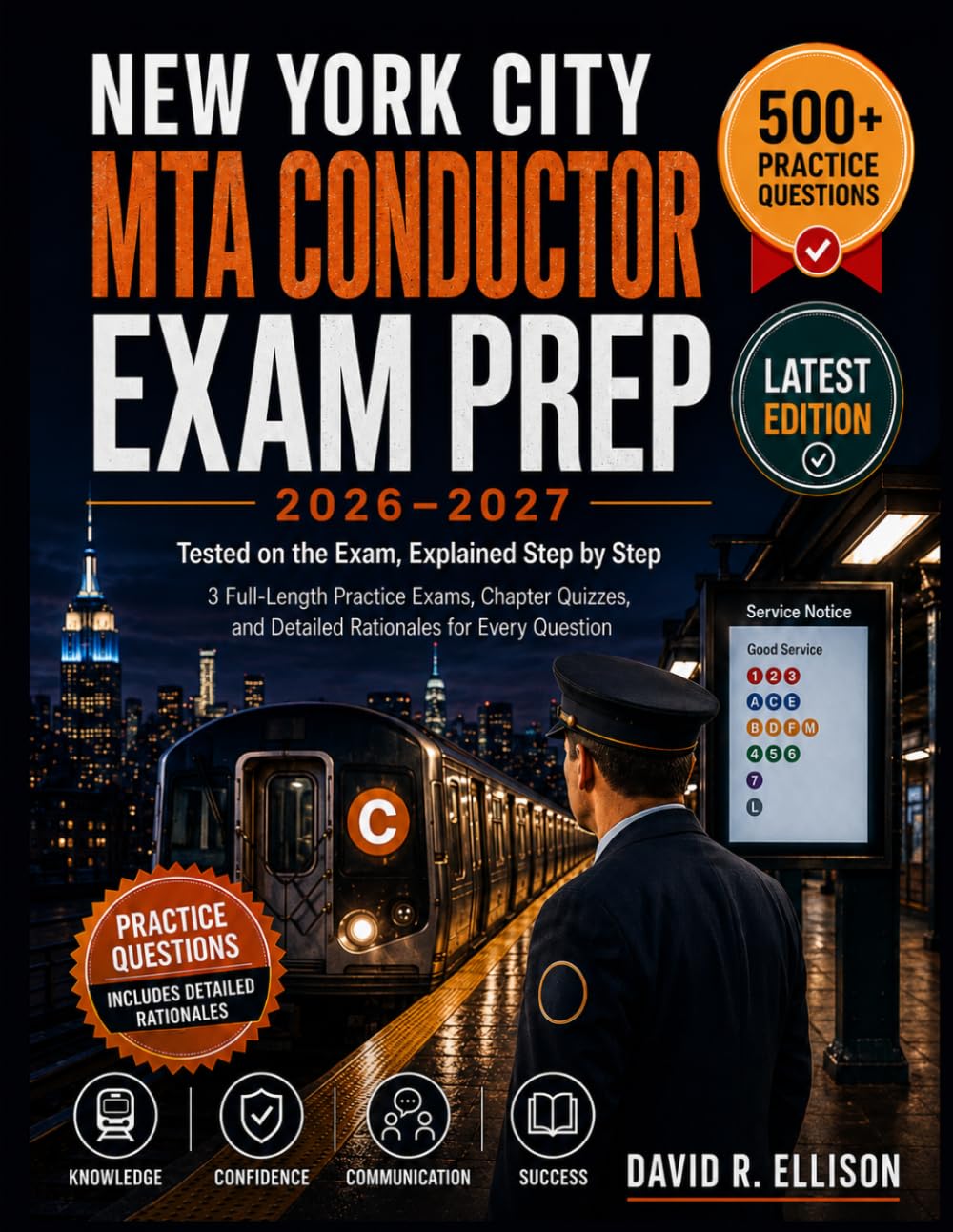 capítulo por capítulo baixar New York City MTA Conductor Exam Prep 2026–2027: Everything Tested on the Exam, Explained Step by Step 3 Full-Length Practice Exams, Chapter Quizzes, and Detailed Rationales for Every Question
