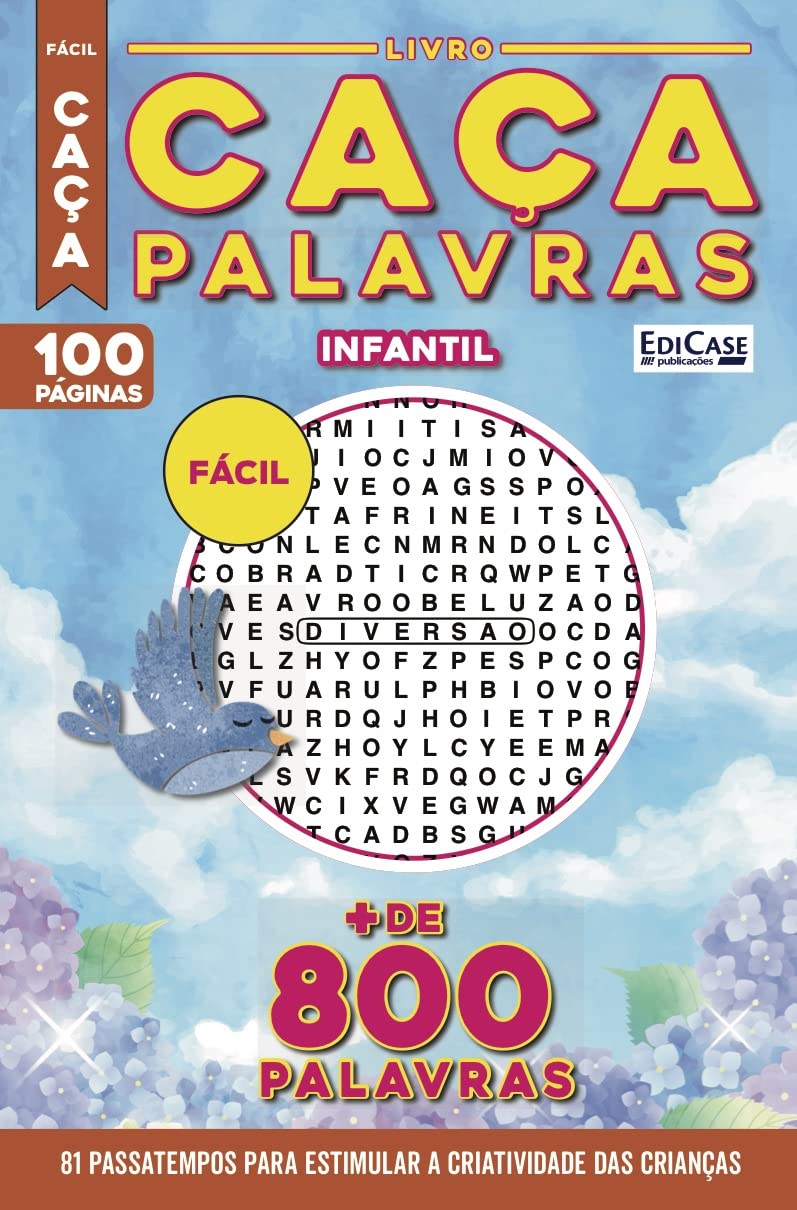 capítulo por capítulo baixar Livro Caça-Palavras Infantil 43: Nível Fácil - 81 passatempos para estimular a criatividade das crianças