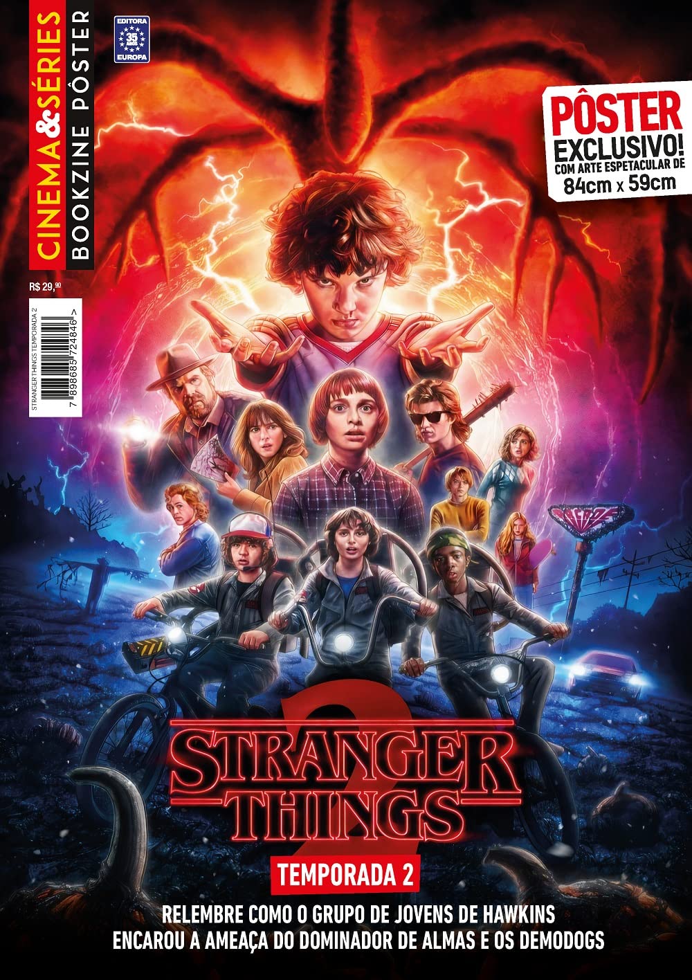 Stranger Things - Temporada 2 - Superpôster Cinema e Séries baixar livro de graça