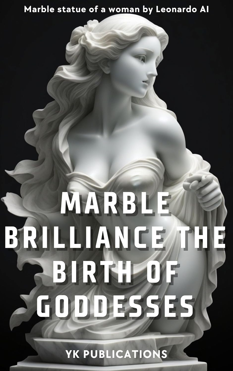 ler totalmente Marble Brilliance The Birth of Goddesses: Marble statue of a woman by Leonardo AI (English Edition)