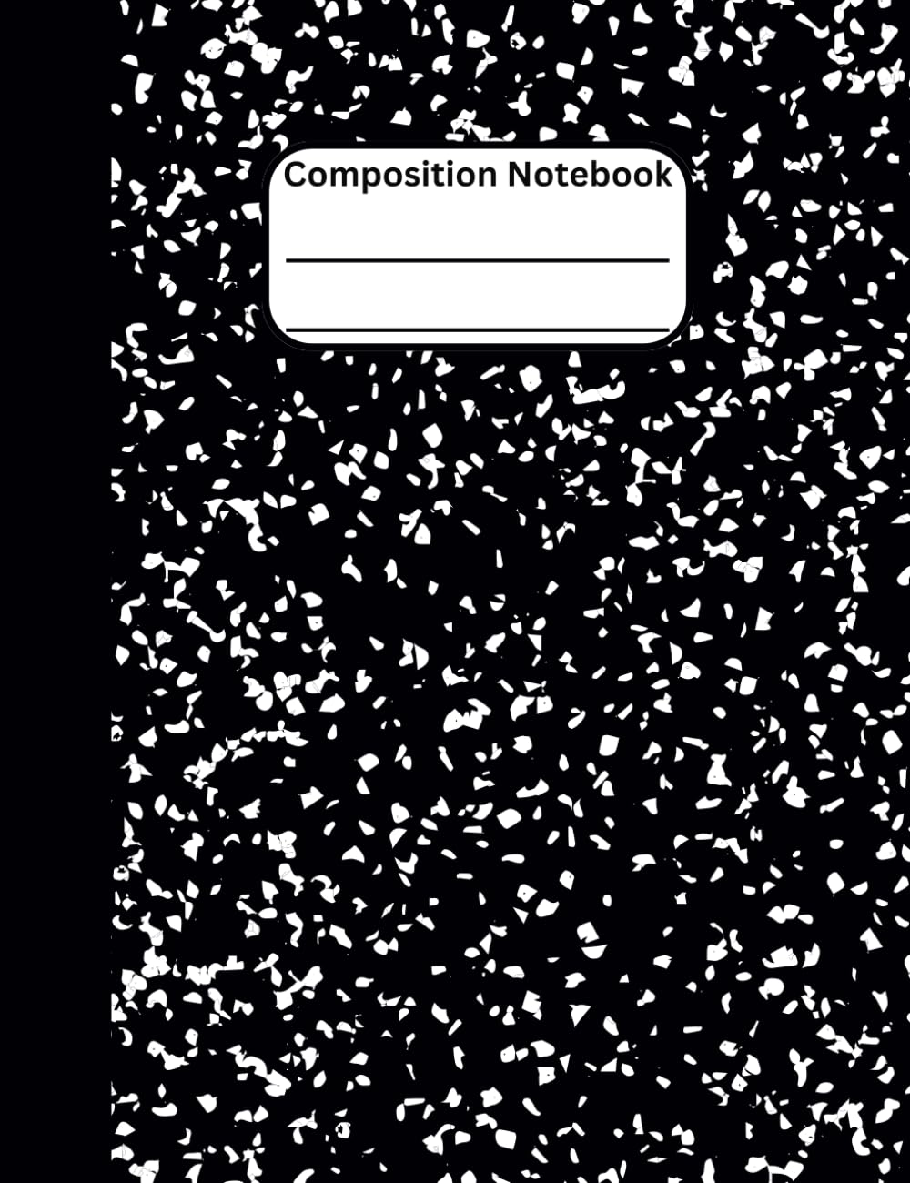 capítulo por capítulo baixar Black Composition Notebook College Ruled: 9.75x7.5 Size, Matte Cover, 110 Pages, Version 1B