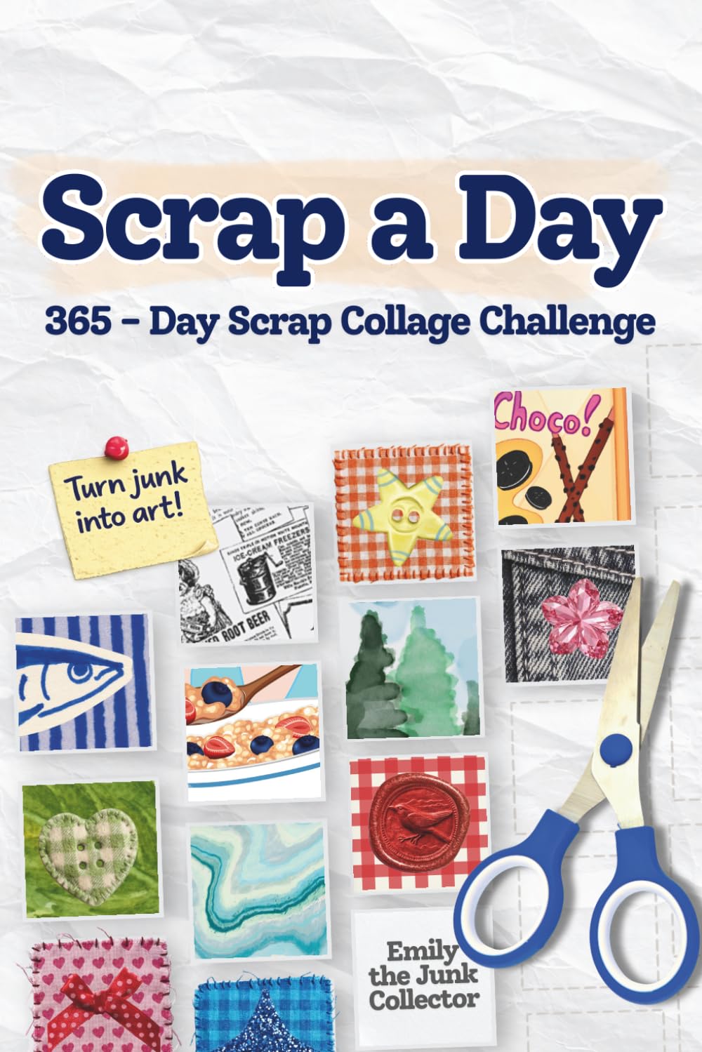 ler totalmente Scrap a Day: 365-Day Scrap Collage Challenge