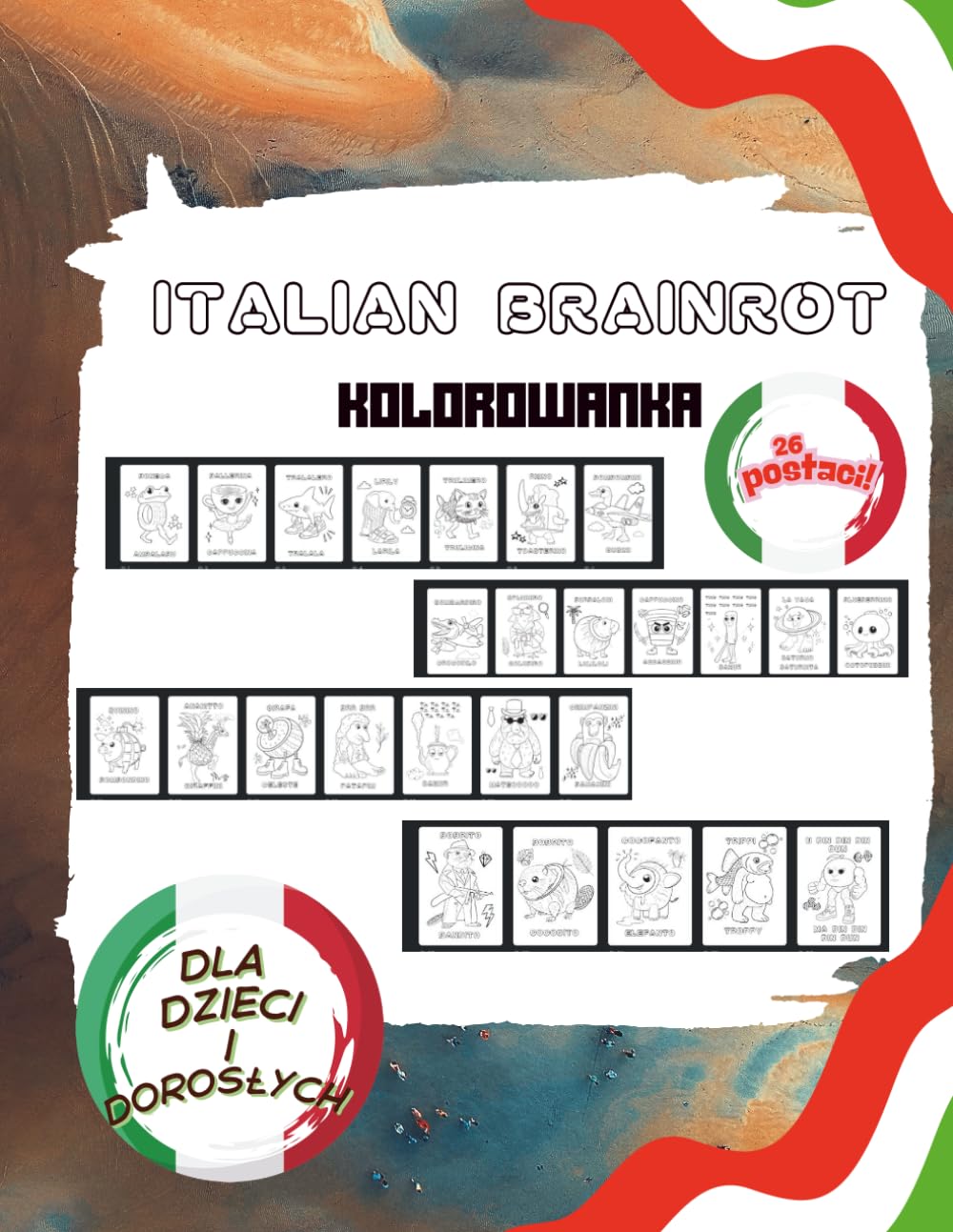 Italian Brainrot: Kolorowanka (Polish Edition) baixar o livro de graça