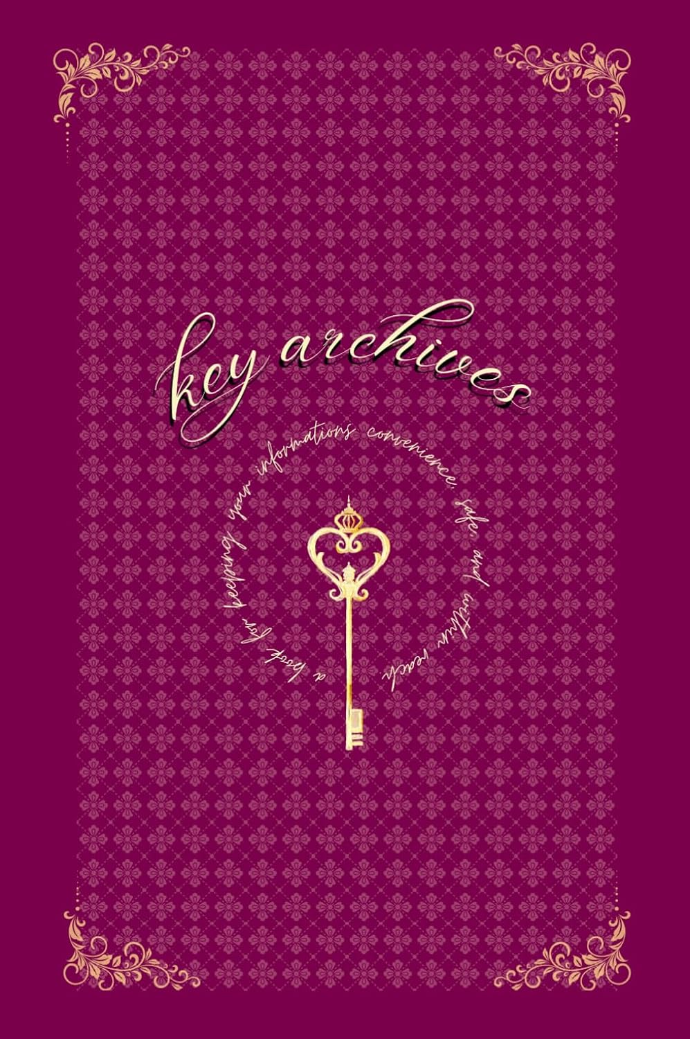 key archives: best for gifting or for work, family, or personal use for storing login informations, accounts passwords and some notes baixar o livro de graça