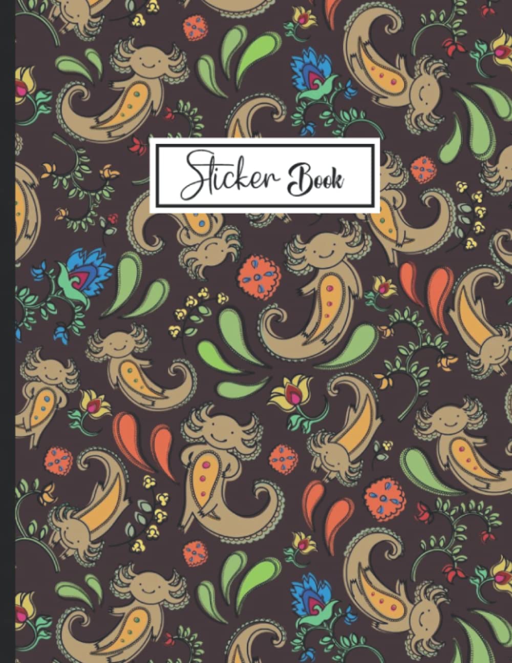 Sticker Book: Axolotl Theme Sticker Book Collecting Album Blank Notebook. baixar o livro de graça