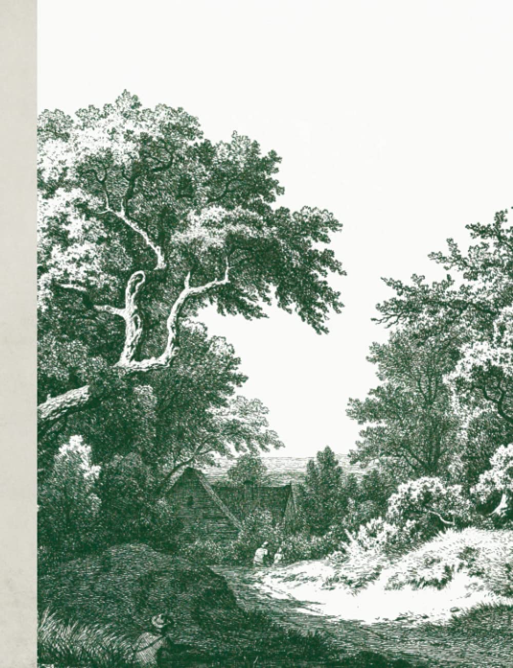 capítulo por capítulo baixar Notebook: Vintage Forest Cottage Illustration, Green Botanical - College Ruled, 120 Pages, 7.44 x 9.69 Inch