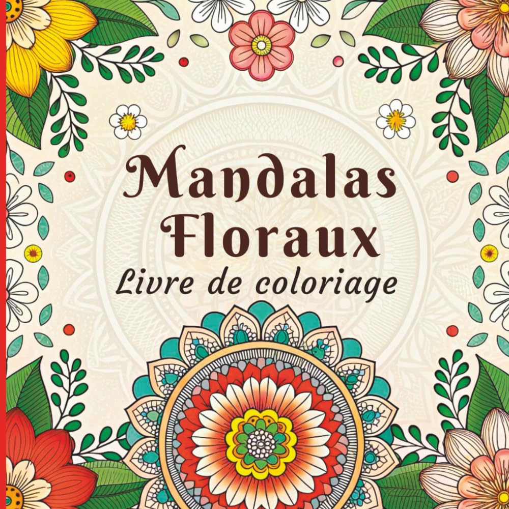 Mandalas de Floraux Livre de Coloriage: Motifs floraux apaisants et complexes pour se détendre et se concentrer (French Edition) baixar o livro de graça