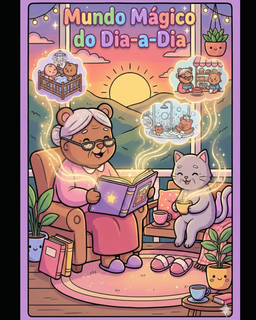 Mundo Mágico do Dia a Dia: Bela e Pipoca: Um Livro de Colorir Encantado com 25 Cenas Mágicas (Portuguese Edition) baixar o livro de graça